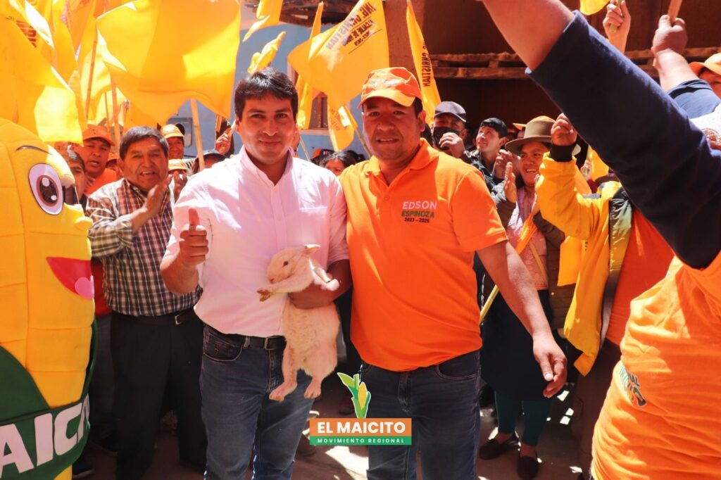 Edson Espinoza Garrido alcalde de Huacchis por el Maicito.