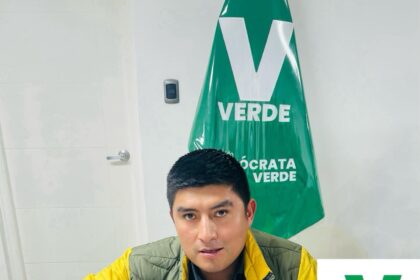 kike ocrospoma candidato partido verde