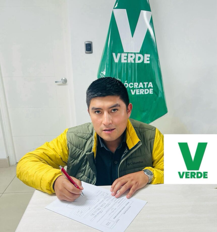 kike ocrospoma candidato partido verde