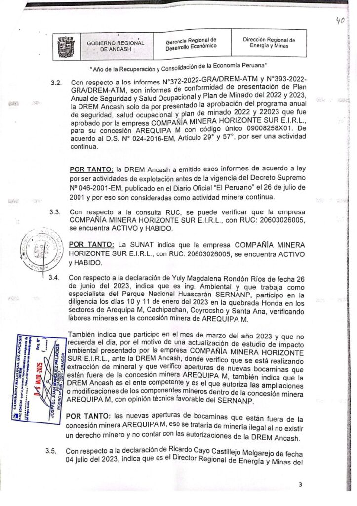 minería ilegal quebrada Honda Drem