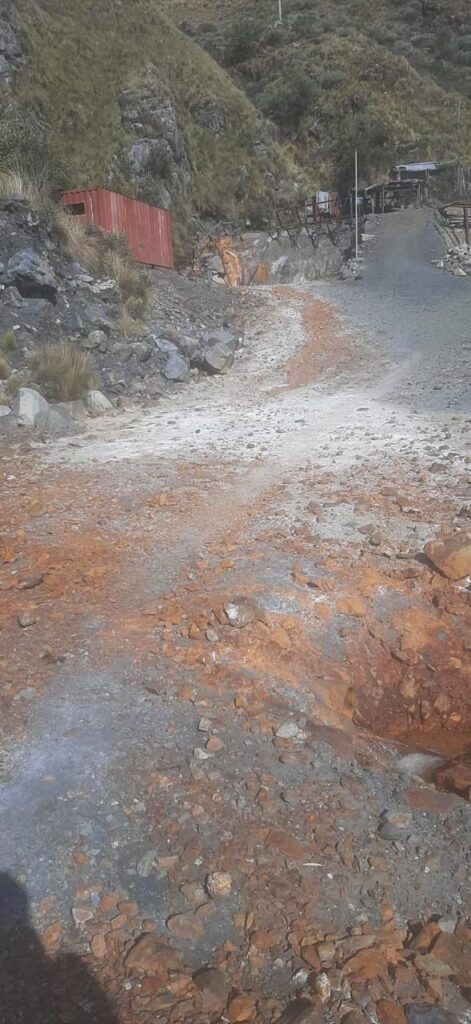 Minería ilegal quebrada Honda