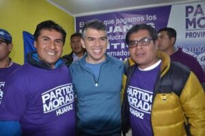 Rafael Zeña Peche con el Partido Morado