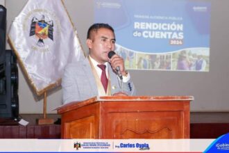 Carlos Oyola Ayala, alcalde de CFF San Luis se hace pasar por ingeniero