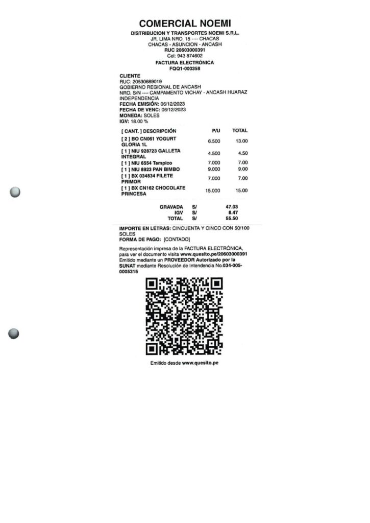 Consejero por la provincia de Asunción, dispuso de vehículo y del secretario del Consejero Regional (con viáticos), para audiencia de rendición de cuentas.
