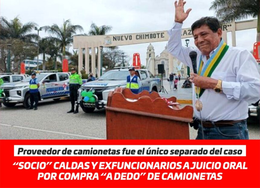 se iniciará juicio oral contra “Socio Caldas” y exfuncionarios por compra ilegal de camionetas