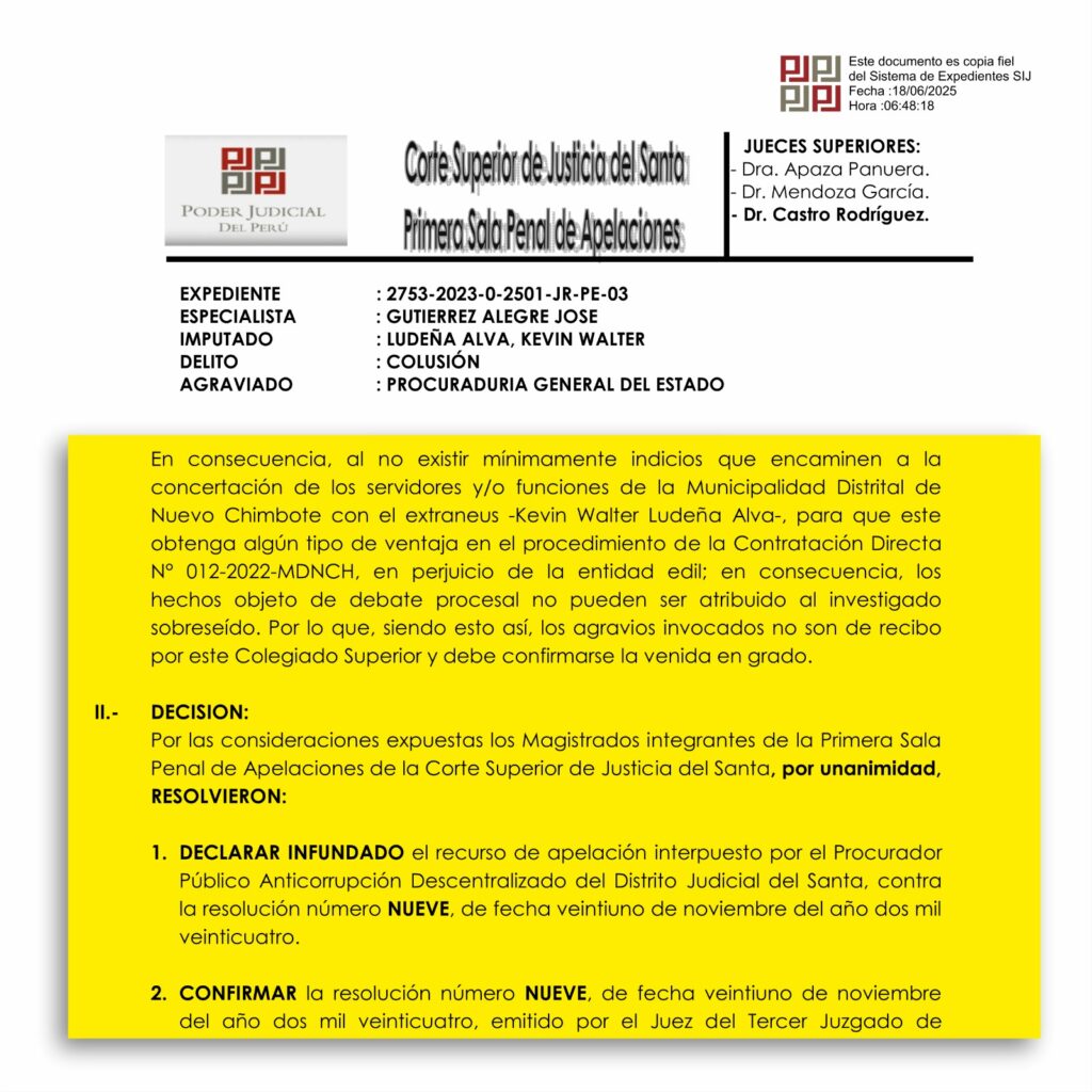 se iniciará juicio oral contra “Socio Caldas” y exfuncionarios por compra ilegal de camionetas 