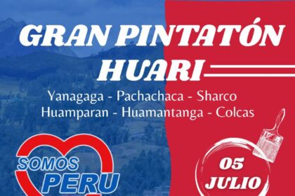 Harón Osorio Vega, candidato a alcaldía provincial de Huari, en evidente campaña millonaria.
