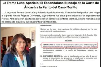 blindaje perito caso Morillo