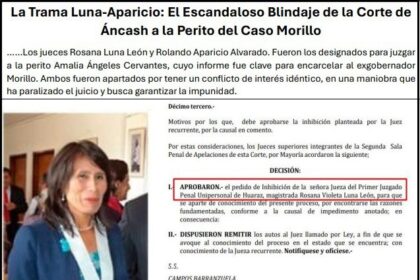 blindaje perito caso Morillo