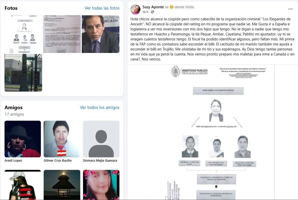 Organización criminal Los elegantes de Ancash