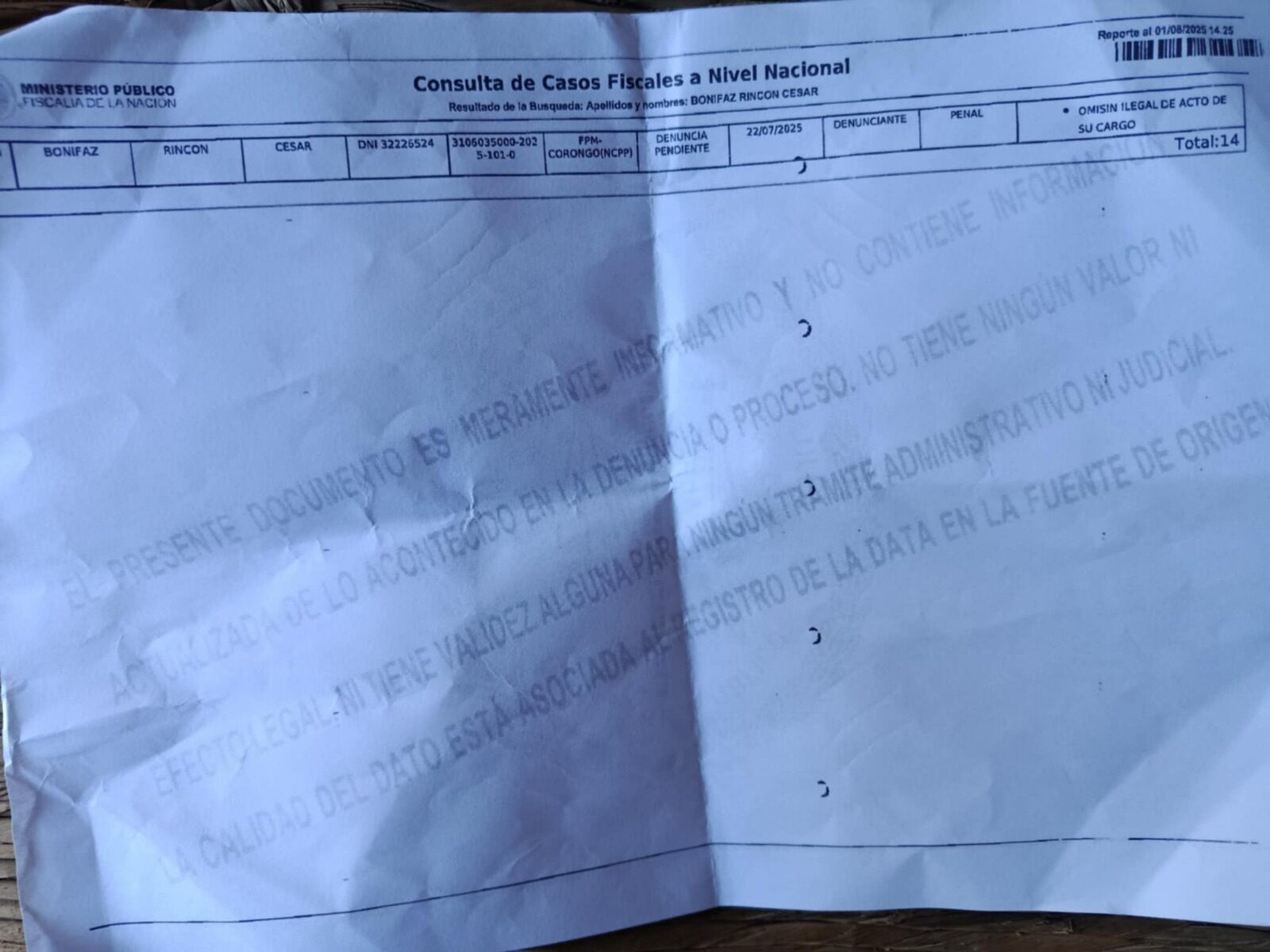 Presidente del Fedip Yupán, Corongo, con prontuario de presunta violación sexual  