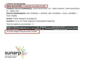 Caso China Polo Sunarp