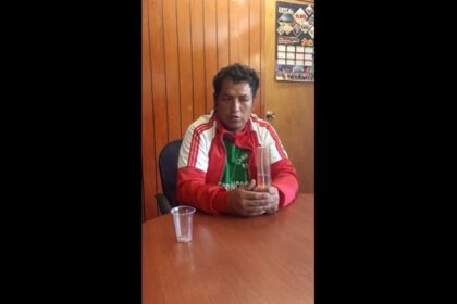 pobladores de Acochaca piden disculpas a gobernador regional