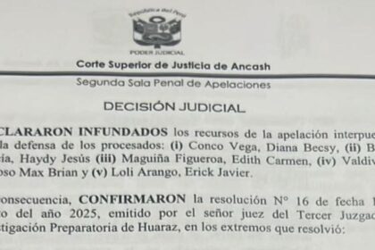 prisión preventiva contra 5 agentes del INPE-Huaraz por tortura