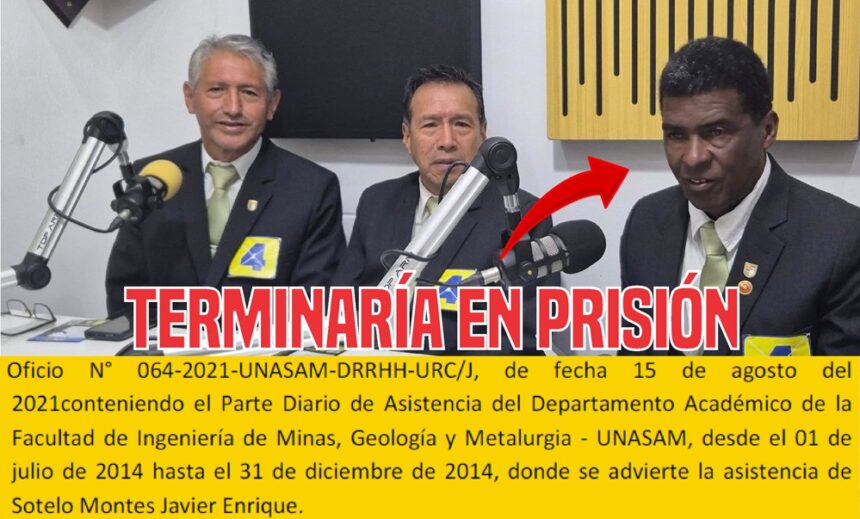 Javier Enrique Sotelo Montes, candidato a rector por la Lista N° 4