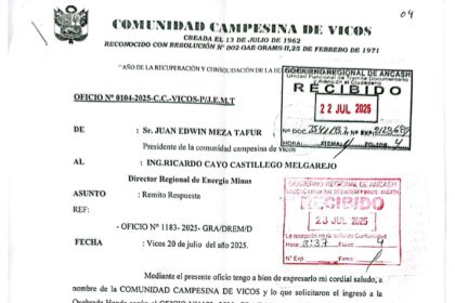 comunidad vico Oficio 0104-2025