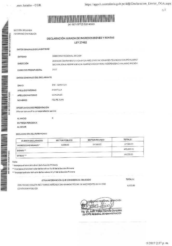 Preocupante silencio de la Contraloría respecto a la gestión del alcalde de Chimbote