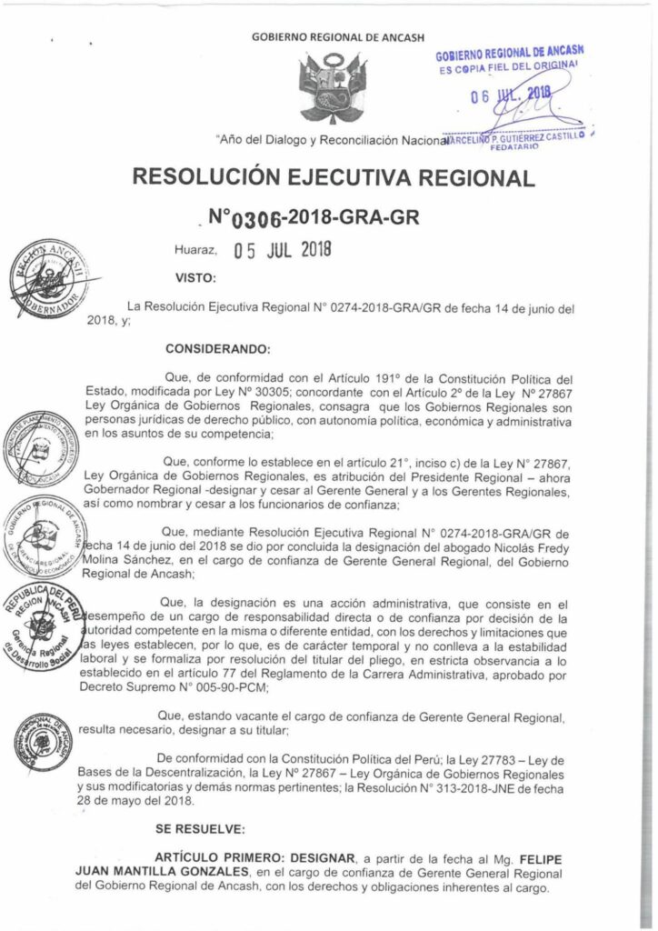 Fiscalía investiga a alcalde de Chimbote por presunto peculado y podrían pedir su prisión preventiva
