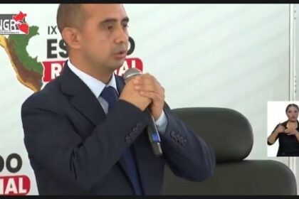 José Jerí y Koki Noriega en la clausura del IV Consejo de Estado Regional