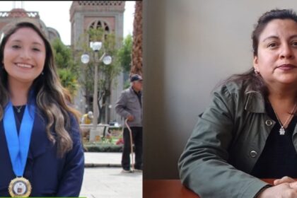 regidoras Danixa Romero y Shirley Oblitas