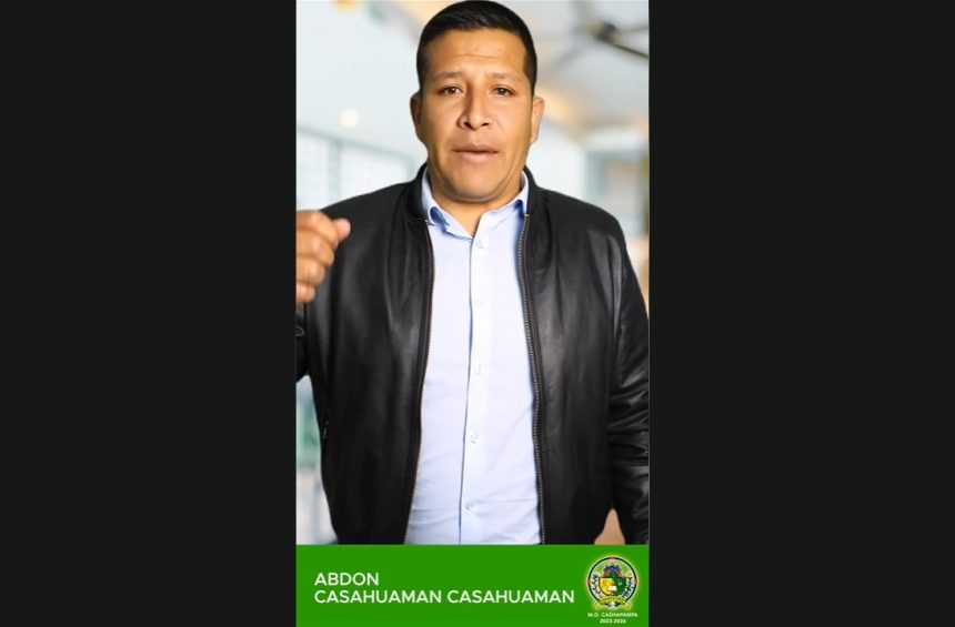 Abdón Casimiro Casahuamán alcalde de Cashapampa