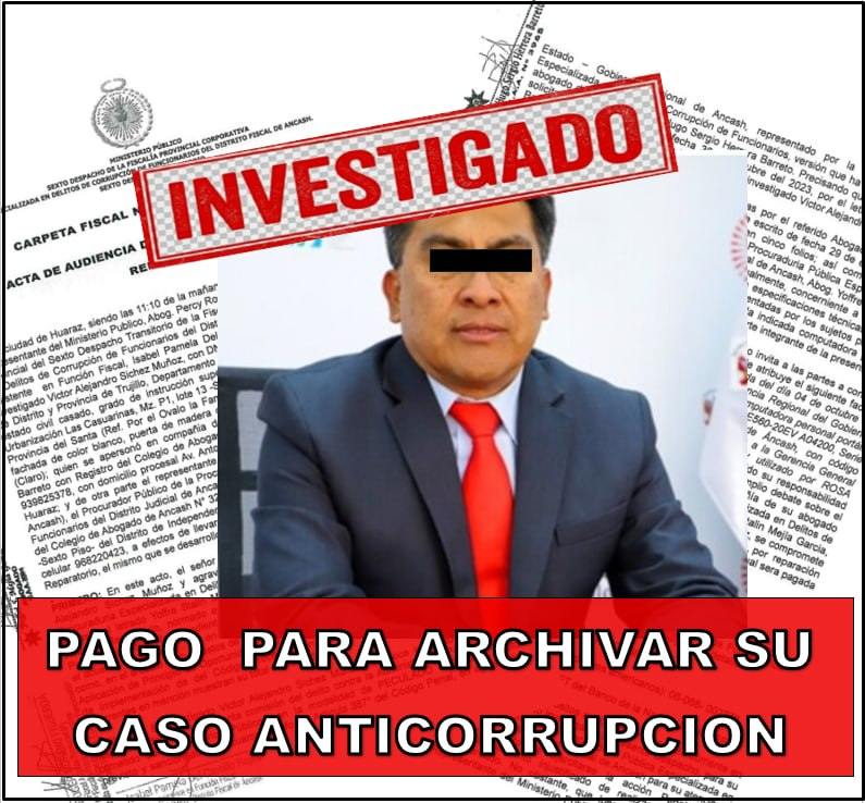 Víctor Sichez Muñoz pago para no ir a la carcel