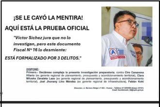 Víctor Sichez está procesado por tres delitos