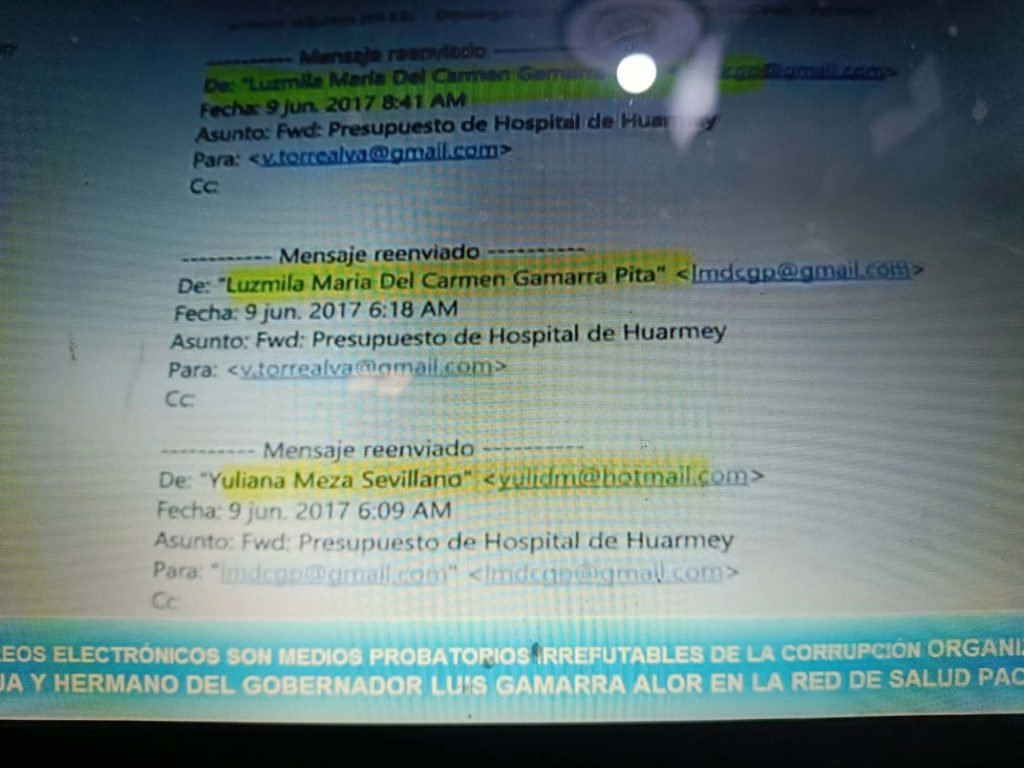 Correos electrónicos condenan a “Maka” Gamarra y Giuliana Meza