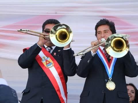 vladimir meza junto a cesar alvarez