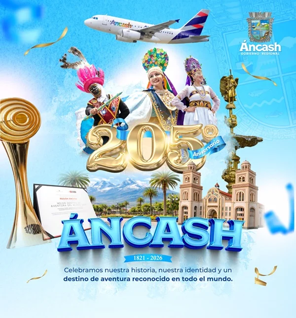 205 años de creación del departamento de Áncash
