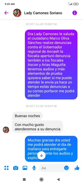 lady camones no atendio denuncias