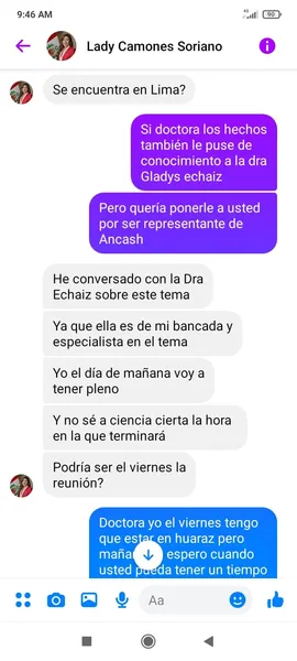 lady camones no atendio denuncias