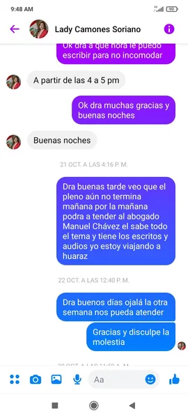lady camones no atendio denuncias